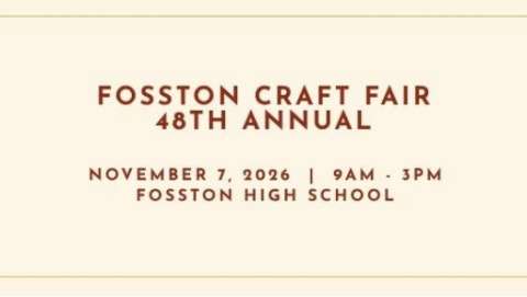 Fosston Craft Fair