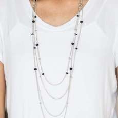 On the Front Shine Necklace With Matching Earrings