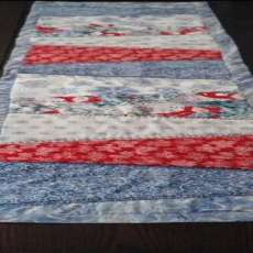 Winter Blue Table Runner
