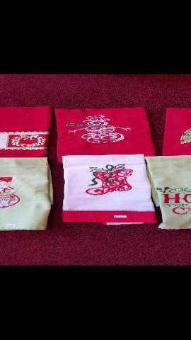 Collection of Embroidered Towels Avalable