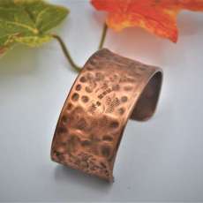Fossil Copper Cuff