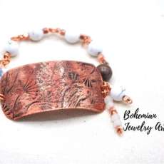 Etched Copper Cuff