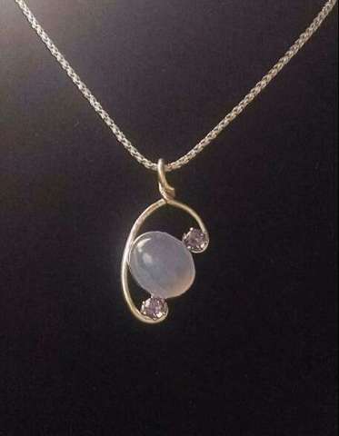 Holly Chalcedony and Iolite
