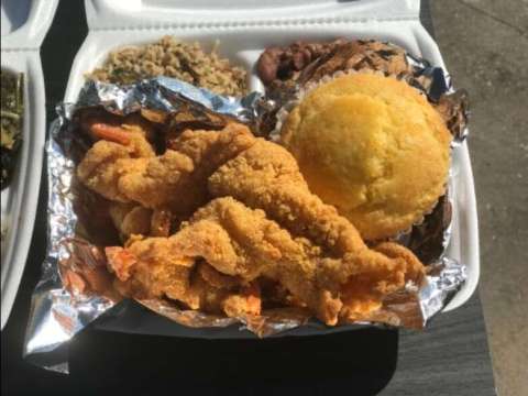 Cajun Fried Catfish and Sides