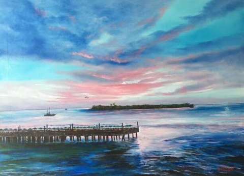 Key West Oil Paintings With Free Shipping