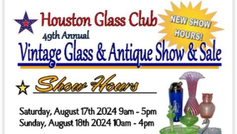 Vintage Glass & Antique Show and Sale