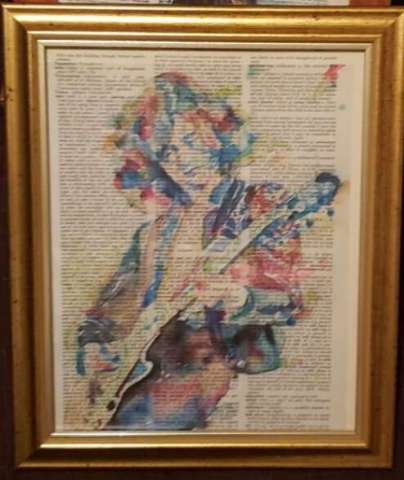 Jimmy Page Framed Print