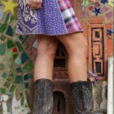 Wearable Art Wrap Skirt