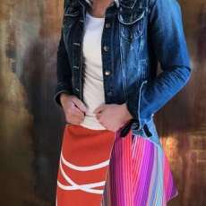 Wearable Art Wrap Skirt