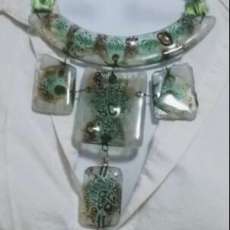Fused Glass Necklace