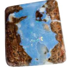 Arizona Blue Opal Cut by Vincent