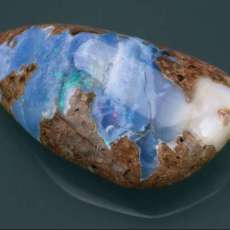 Arizona Blue Opal Cut by Vincent