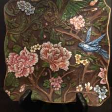 Leather Carved Plated