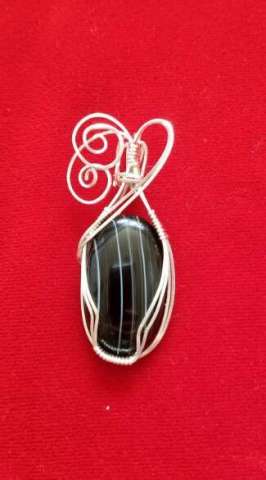 Black Agate Pendant