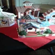 Patriotic Birdhouses