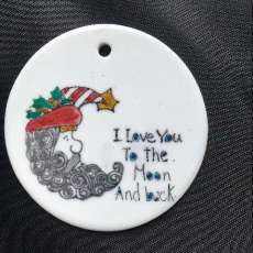 Love You Personalized Ornament