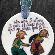 Personalized Sister Ornament