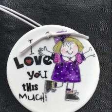 Personalized Ornament Love Theme