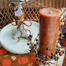 Repurposed Vintage Fall Candelabras
