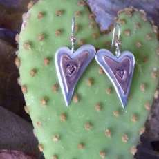 Silver and Brass Earrings