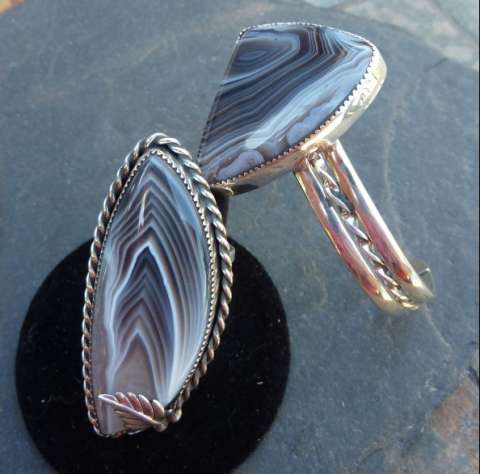 Botswana Agate Set