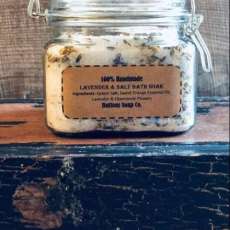 Lavender and Salt Soak