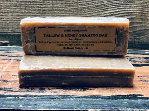 Tallow and Honey Shampoo Bar