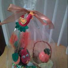 Turkey Pinecone With Accesory Basket