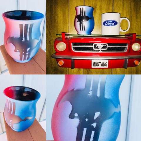 Ford Mustang Candle Holder