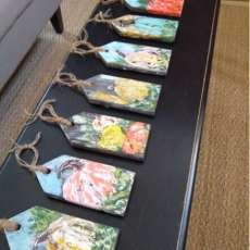 Wooden Tag Door Hangers