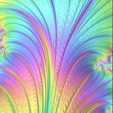 Rainbow Fan