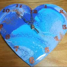 A Splash of Blue Heart