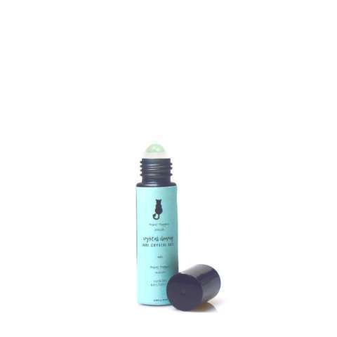 Crystal Clearing Jade Roller Ball With Face Oil Moisturizer