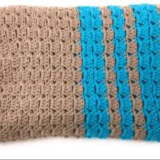 Child's Teal and Tan