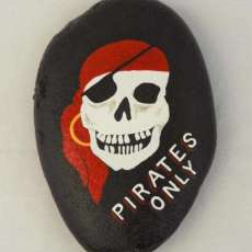 Large Patio Rock - Pirate