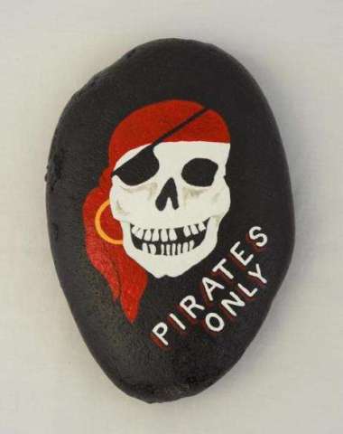 Large Patio Rock - Pirate