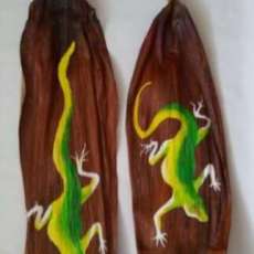 Palm Fronds Lizards