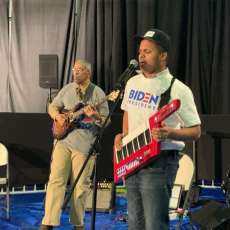 Jazzy Trinity Plays at Biden Rally 2020 (Sc)