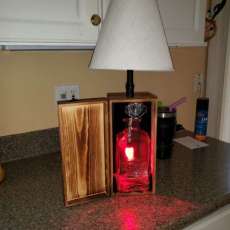 Harley Davidson Decanter Lamp