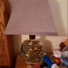 1792 Night Stand Lamp With Beads