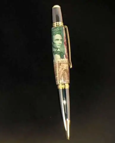 Abraham Lincoln Stamp Collection Pen