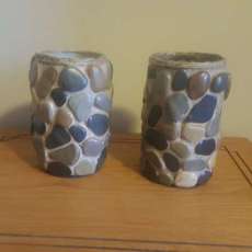 Handmade Rock Vases