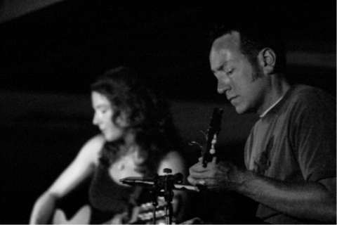 Jennifer With Jeff on Mandolin