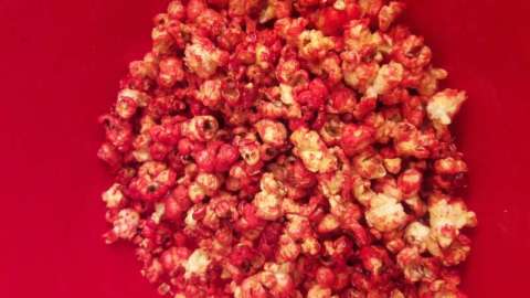 Candy Apple Flavored Popcorn