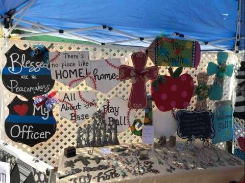 Wooden Signs and Haitian Handmade Tin Crafts