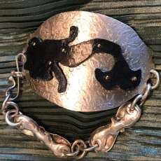 Mermaid Silhouette Bracelet (.925 Sterling Silver)