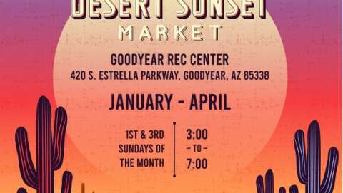 Hello Handmade Market Presents Desert Sunset Market