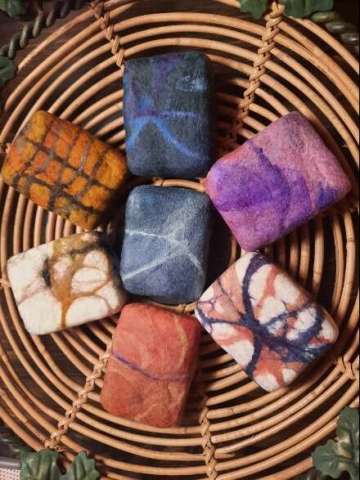 7 Felted Soaps