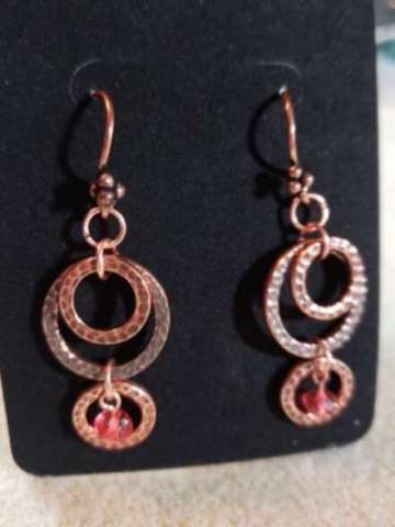 Copper Hoops