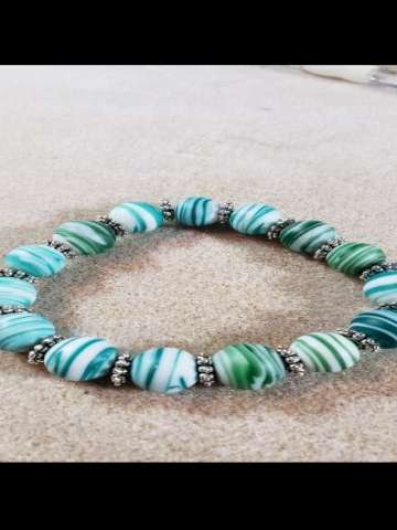 Blue/Green Swirl Bracelet